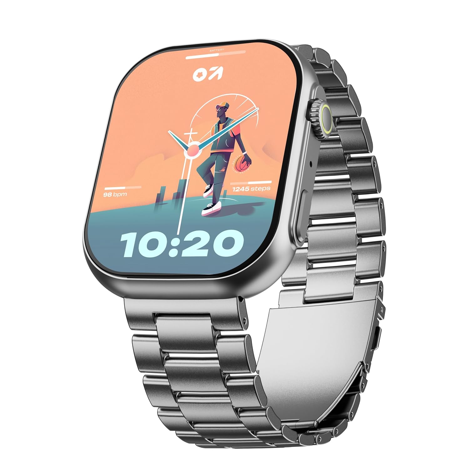 Accelerometer, Activity Tracker, Alarm Clock, Calorie Tracker, Camera, Bluetooth Calling, IP67 Smartwatch, 1.83" Big Display, Built In Mic & Speaker, Voice Assistant, Games, Find Phone, Daily Workout Memory, Distance Tracker, Multisport Tracker, Music Player, Notifications, Pedometer, Phone Call, Sedentary Reminder, Sleep Monitor, Text message, Time Display, Spo2 (Blood Oxygen Monitoring), Heart Rate Tracking